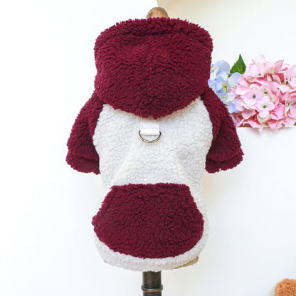 Lamb Fleece Traction Sweater Pet Clothes Purrfect Pawz