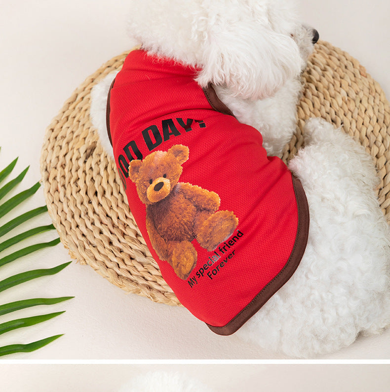 Breathable Thin Pet Clothes Summer Puppy Clothes Cat Clothes Dog Vest Purrfect Pawz