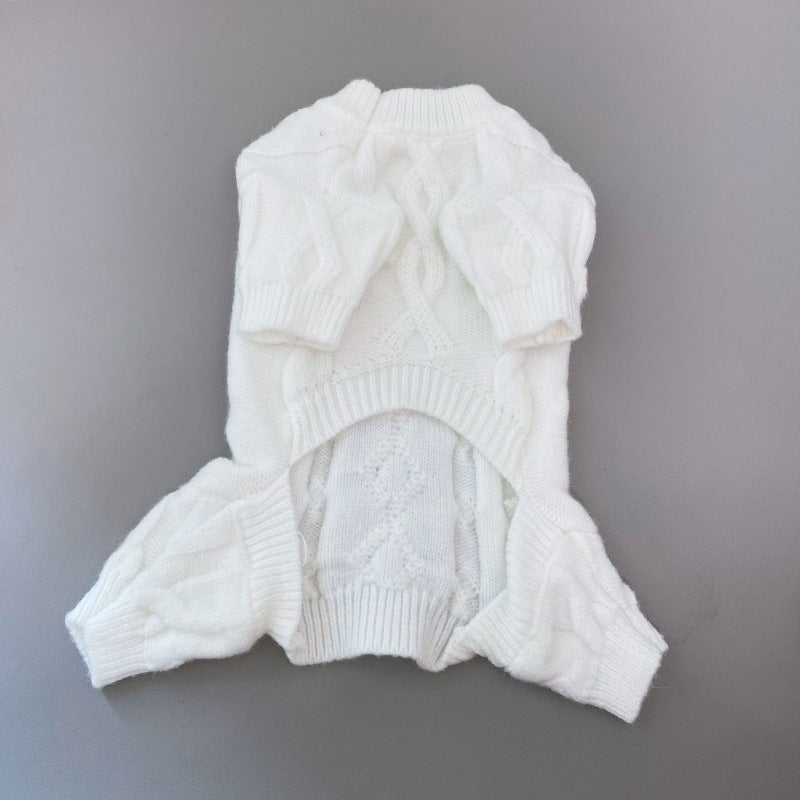 Autumn And Winter New Pet Four-leg Knitted Warm Sweater Purrfect Pawz