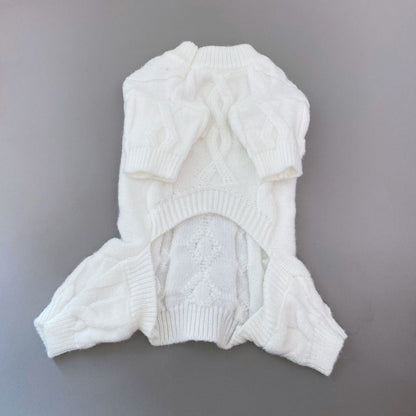 Autumn And Winter New Pet Four-leg Knitted Warm Sweater Purrfect Pawz