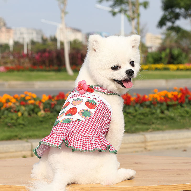 Pet Thin Clothes Cat Suspender Skirt Purrfect Pawz