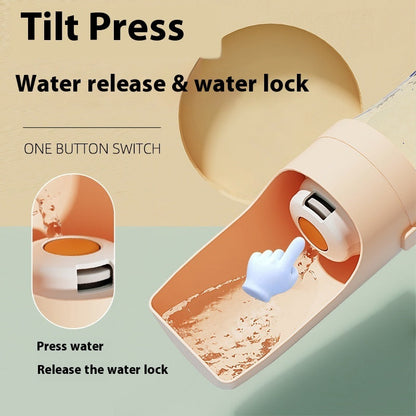 2 In 1 Travel Dog Water Bottle Pet Water Dispenser Feeder Drinking Feeder Dog Outing Water Feeder Pets Outdoor Portable Cup Pet Products Purrfect Pawz