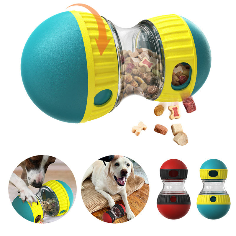 Food Dispensing Dog Toy Tumbler Leaky Food Ball Puzzle Toys Interactive Slowly Feeding Protect Stomach Increase Intelligence Pets Toy Pet Products Purrfect Pawz