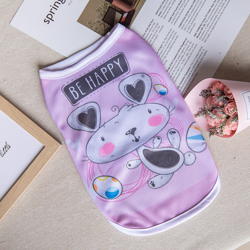 Small Dog Clothes Summer Thin Breathable Bichon Teddy Small Dog Summer Vest Rabbit Cat Purrfect Pawz