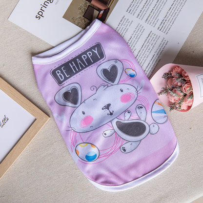 Small Dog Clothes Summer Thin Breathable Bichon Teddy Small Dog Summer Vest Rabbit Cat Purrfect Pawz