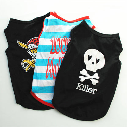 Summer Cotton Thin Dog Clothes Cool Vest Pets Supplies Purrfect Pawz