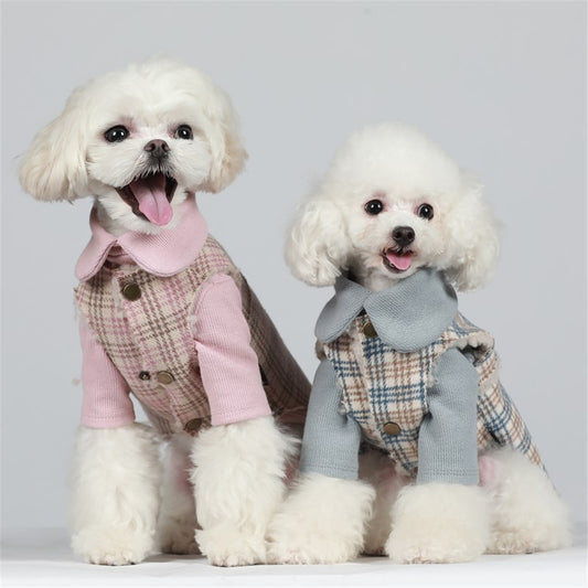 Vest Clothes Plus Velvet Warm Vest Small Dogs Cats Dogs Cotton-padded Clothes Purrfect Pawz