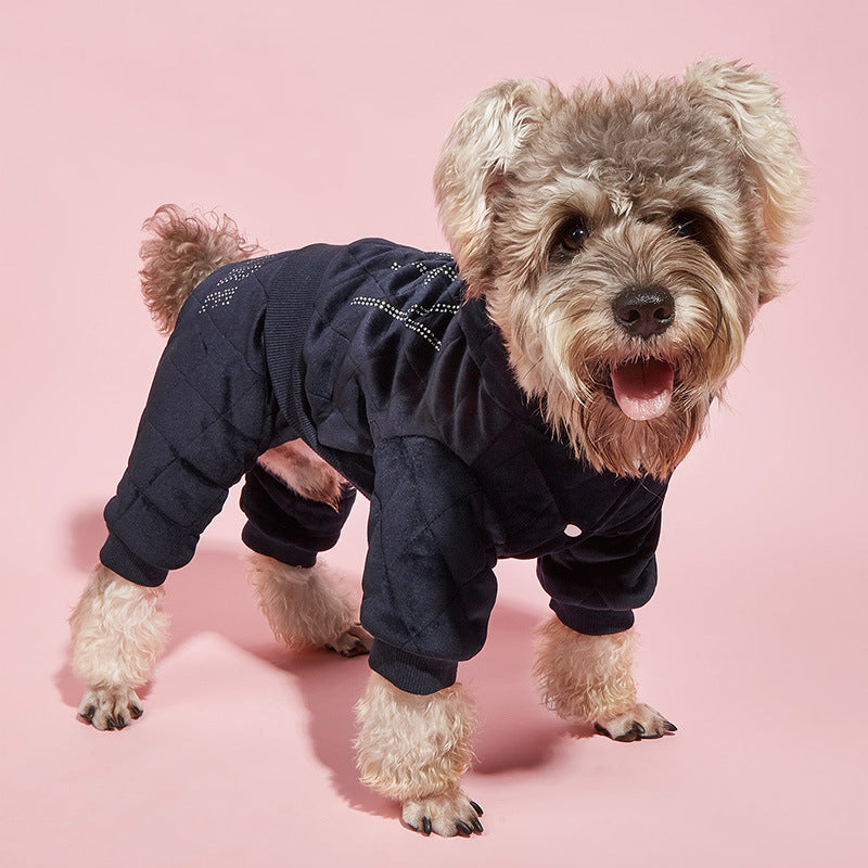 Pet Clothes Cat Dog Cotton-padded Jacket Four Legs Pants Purrfect Pawz