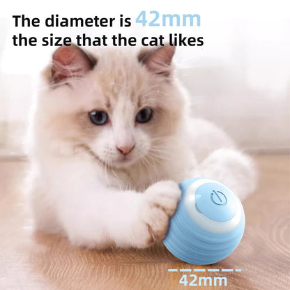 Cat Interactive Ball Smart Cat Dog Toys Electronic Interactive Cat Toy Indoor Automatic Rolling Magic Ball Cat Game Accessories Purrfect Pawz