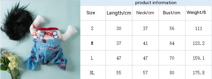 Halloween Pet Clothes Funny Pet Costume Dog Clothes Cat Clothes Purrfect Pawz