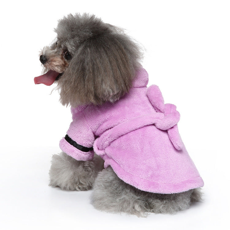 Pet Clothes Hotel Bath Towel Dog Cat Bathrobe Purrfect Pawz