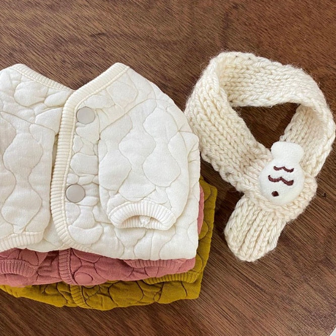 Thickened Warm Pet Cotton Coat Teddy Bichon Poodle Cat Dog Clothes Purrfect Pawz