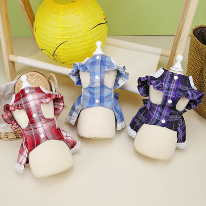 Pet Summer Thin Cat Dog Clothes Skirt Purrfect Pawz