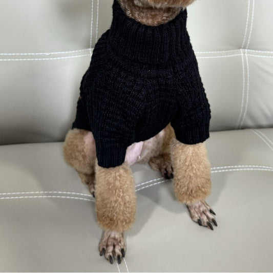 Pet Turtleneck Knitting Sweater Cat Dog Clothes Purrfect Pawz