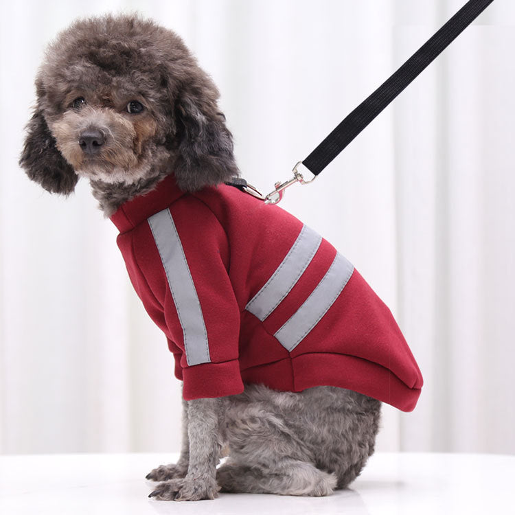 Tractionable Reflective Sweater Night Walking Dog Cat Pet Clothes Purrfect Pawz