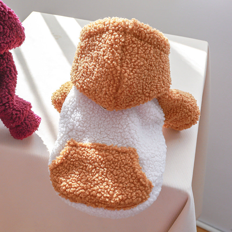 Lamb Fleece Traction Sweater Pet Clothes Purrfect Pawz