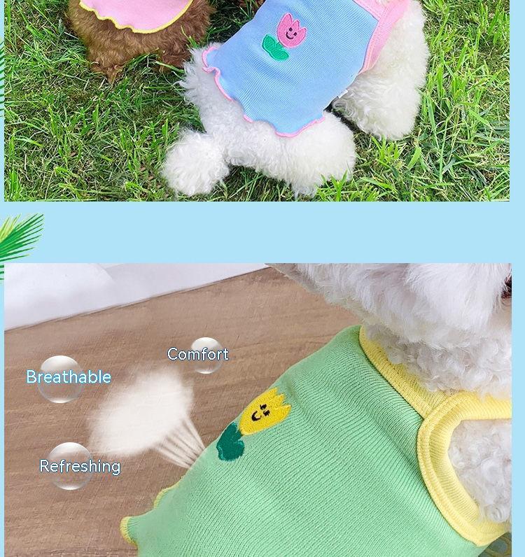 Dog Clothes Summer Thin Summer Clothes Pet Small Dog Purrfect Pawz