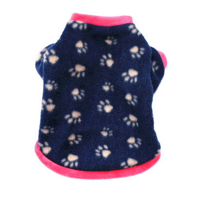 Warm Hoodie Pet Puppy Autumn And Winter Polar Fleece Clothing Purrfect Pawz
