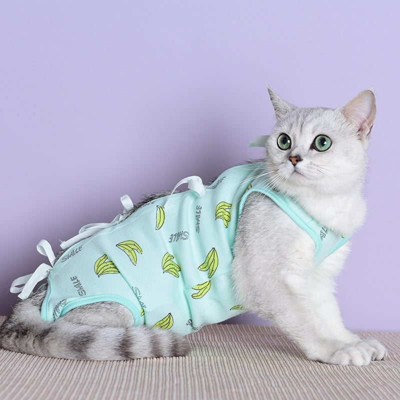 Anti-bite And Anti-licking Pet Clothes For Cats Sterilization After Surgery, Kitten Weaning Clothes Purrfect Pawz