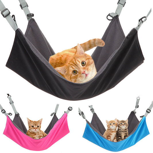 Small Cat And Dog Hanging Hammocks Can Be Used The Four Seasons With Plush And Waterproof Nylon Layer For Hanging Pet Supplies Pet Products Purrfect Pawz