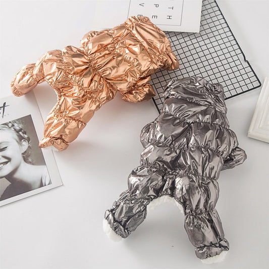 Dog Clothes Autumn And Winter Four-legged Down Cotton-padded Clothes Purrfect Pawz