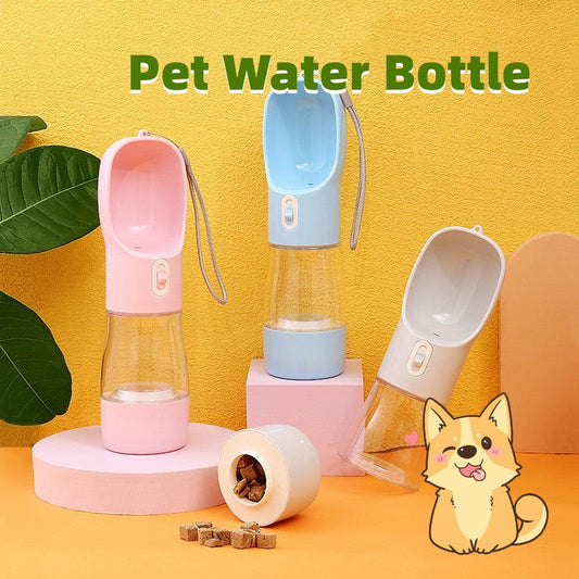 Pet Dog Water Bottle Feeder Bowl Portable Water Food Bottle Pets Outdoor Travel Drinking Dog Bowls Water Bowl For Dogs Purrfect Pawz