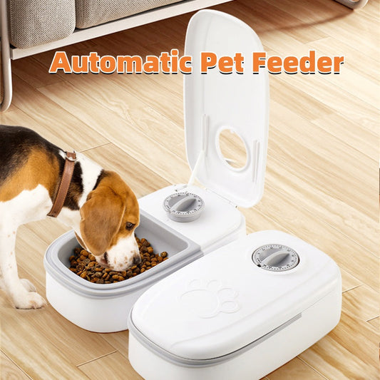 Automatic Pet Feeder Smart Food Dispenser For Cats Dogs Timer Stainless Steel Bowl Auto Dog Cat Pet Feeding Pets Supplies Purrfect Pawz