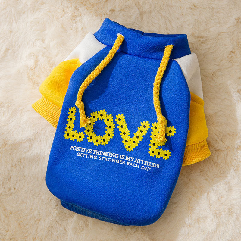 Autumn And Winter Hooded Pet Clothing Trendy Cool Sweater Purrfect Pawz