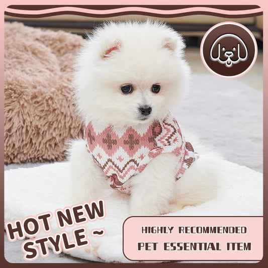 Bohemian Style Dog Clothes Summer Pet Vest For Small Medium Dogs Puppy Cat T-shirt Cute Chihuahua Costume Pet Products Outfit Purrfect Pawz