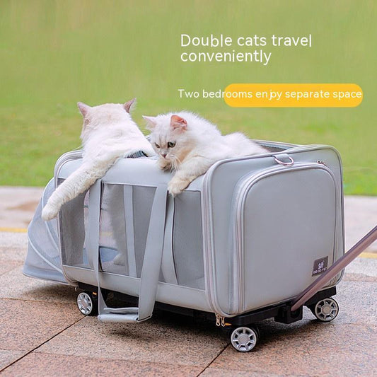 Large Pet Trolley Bag Cat Purrfect Pawz