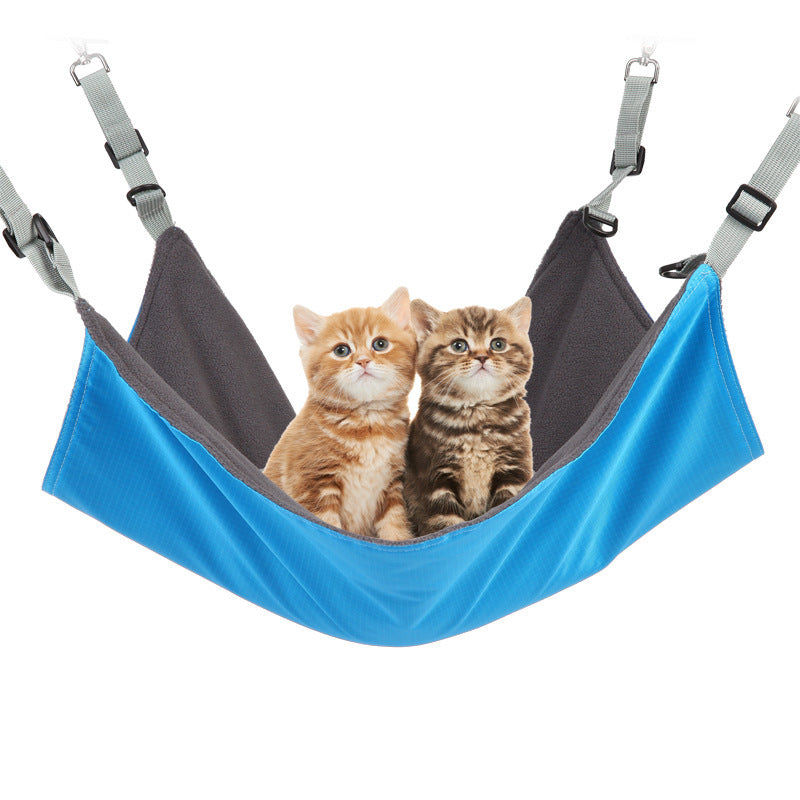 Small Cat And Dog Hanging Hammocks Can Be Used The Four Seasons With Plush And Waterproof Nylon Layer For Hanging Pet Supplies Pet Products Purrfect Pawz