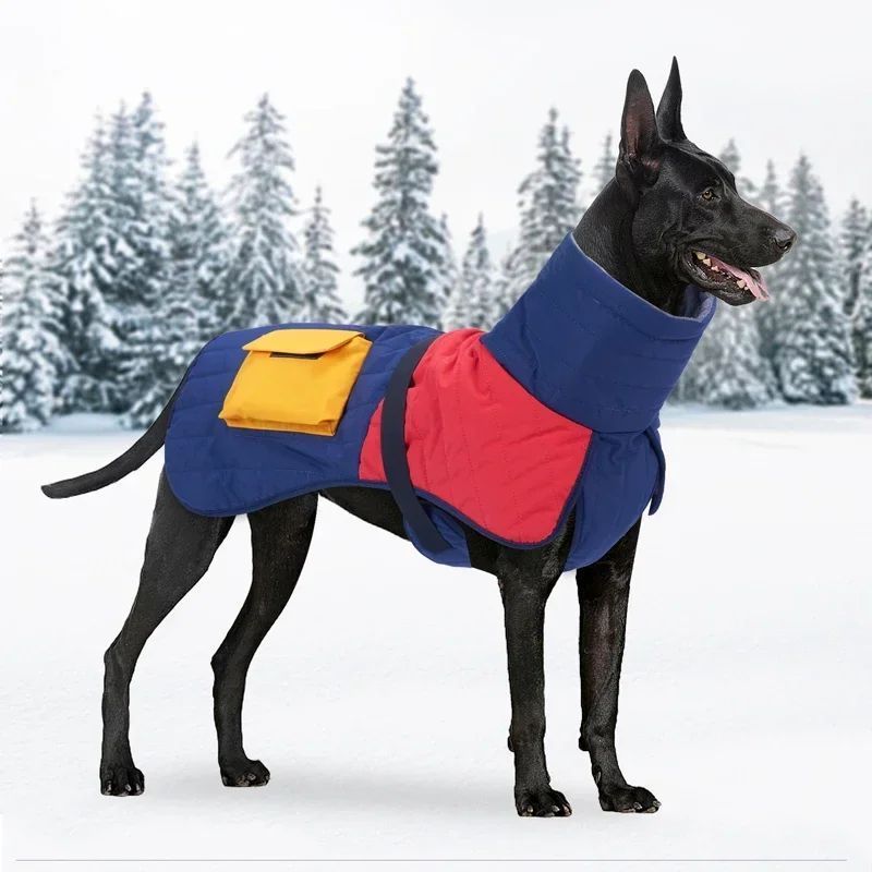 Winter Warm Thicken Waterproof Warm Dog Clothes For Small Medium Large Dogs Pet Dog Coat Greyhound Doberman Labrador Outfits Purrfect Pawz