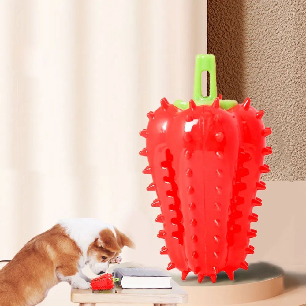 Interactive Dog Teething Chili Chewers Toy Interactive Toys Dog Toys Purrfect Pawz