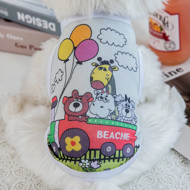 Dog Clothes Summer Clothes Thin Style French Fighting Corgiba Purrfect Pawz