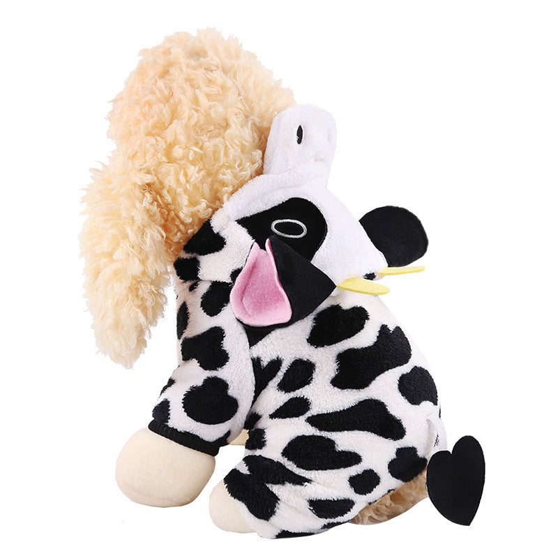 Fall And Winter Four-legged Flannel Warm Dog Cat Pet Supplies Teddy Bichon Method Fighting Lion Transformation Clothes Purrfect Pawz