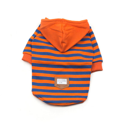 Pet Dog Autumn And Winter Fleece Hooded Sweatshirt Purrfect Pawz