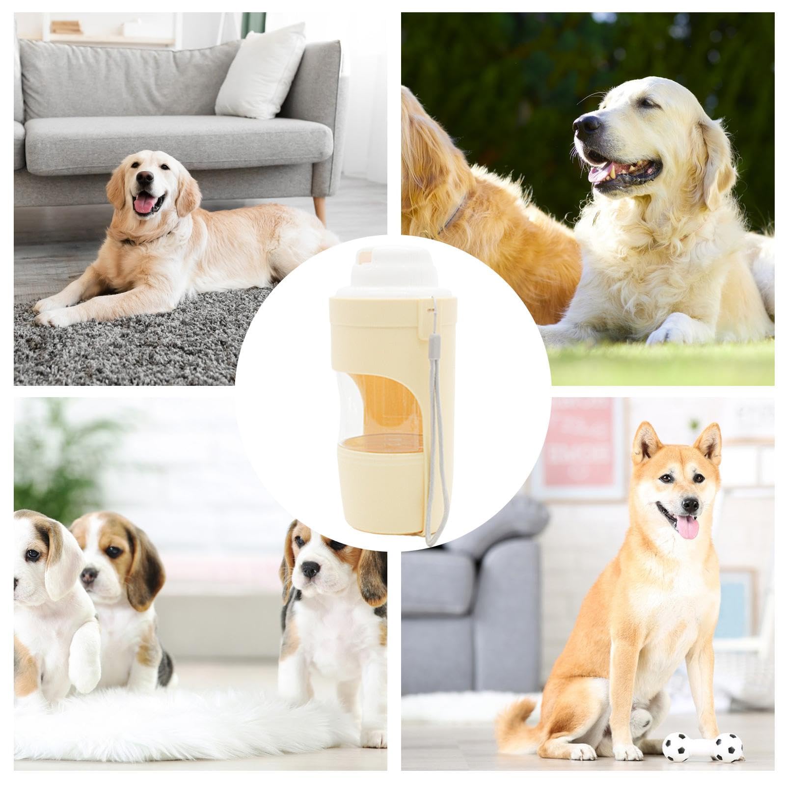 2 In 1 Travel Dog Water Bottle Pet Water Dispenser Feeder Drinking Feeder Dog Outing Water Feeder Pets Outdoor Portable Cup Pet Products Purrfect Pawz