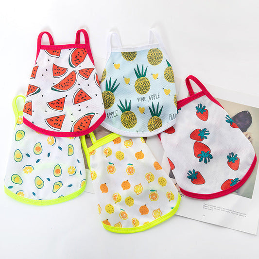 Summer Thin Vest Dog Clothes Summer Small Dog Teddy Cat Anti-lint Puppy Bichon Pet Pomeranian Purrfect Pawz