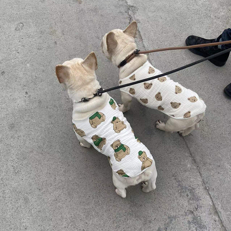 Cat Clothes Cat Dog Vest Teddy Law Fighting Clothes Purrfect Pawz