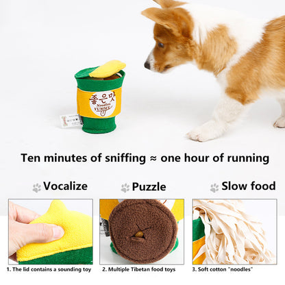 Instant Noodle Bucket Trains Dogs To Smell Slow Food Bowls Purrfect Pawz