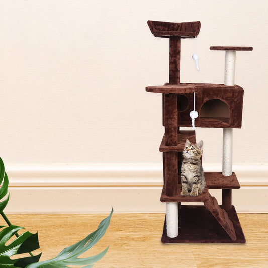 Luxury Villa Cat Climbing Frame Toys Purrfect Pawz